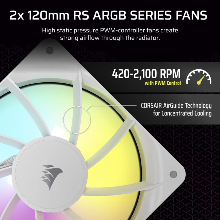 CORSAIR Refroidisseur liquide AIO pour CPU reconditionné, en