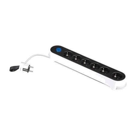 multistik med 6 stik og fodafbryder h05vv-f 3g1,5 mm2 16 a 250 v 1,4 m
