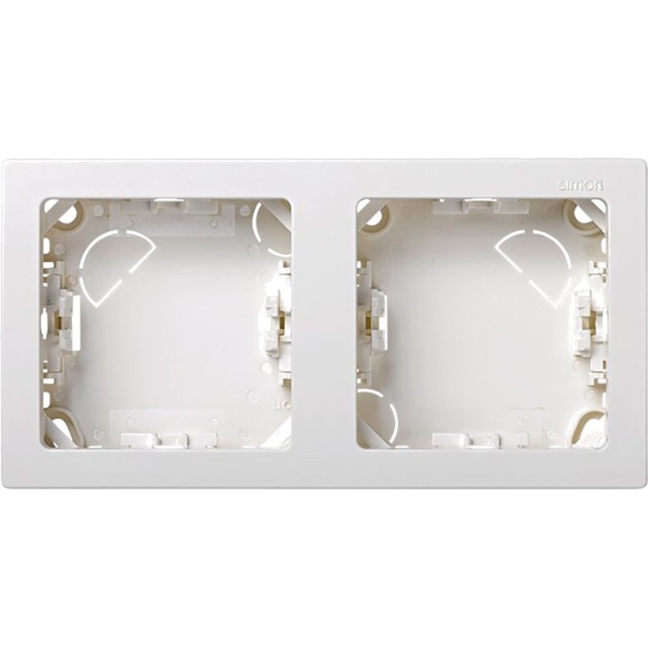 SIMON Cadre horizontal en saillie avec support 2 postes 73