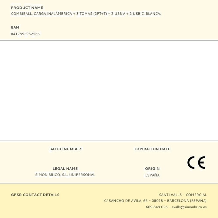 SIMON Grenuttag med 3 uttag, 4 USB-portar och trådlös