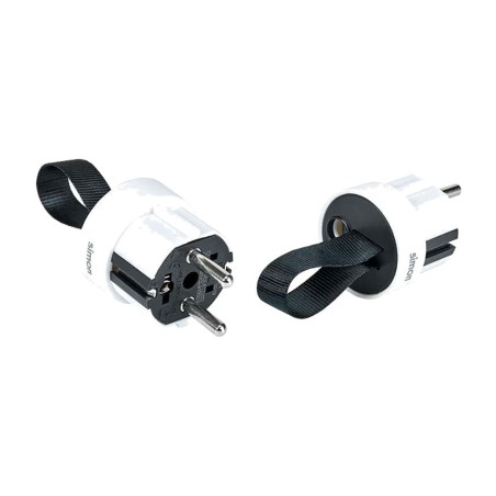 ekstra fladt schuko-stik med nem udtagning 2p+tt 16 a 250 v
