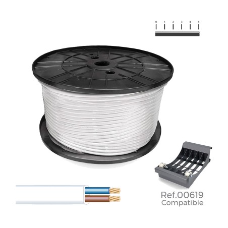 flache elektrische leitung auf spule h03vvh2-f
