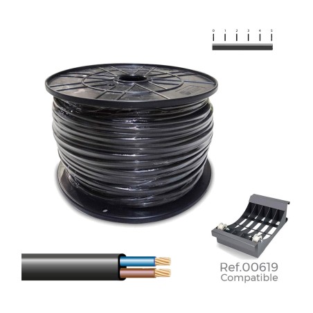 cavo elettrico piatto in bobina h05vvh2-f