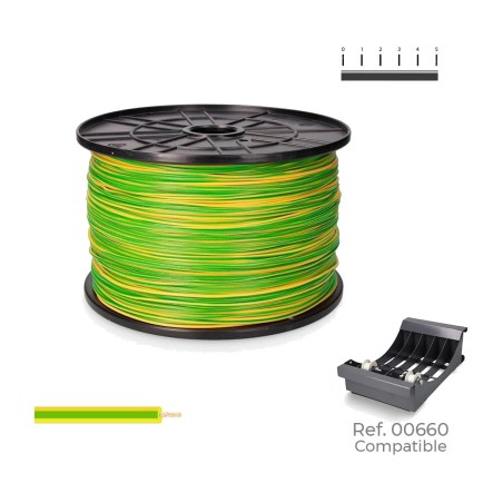 fil unipolaire souple sans halogène en bobine h07z1-k 450/750v