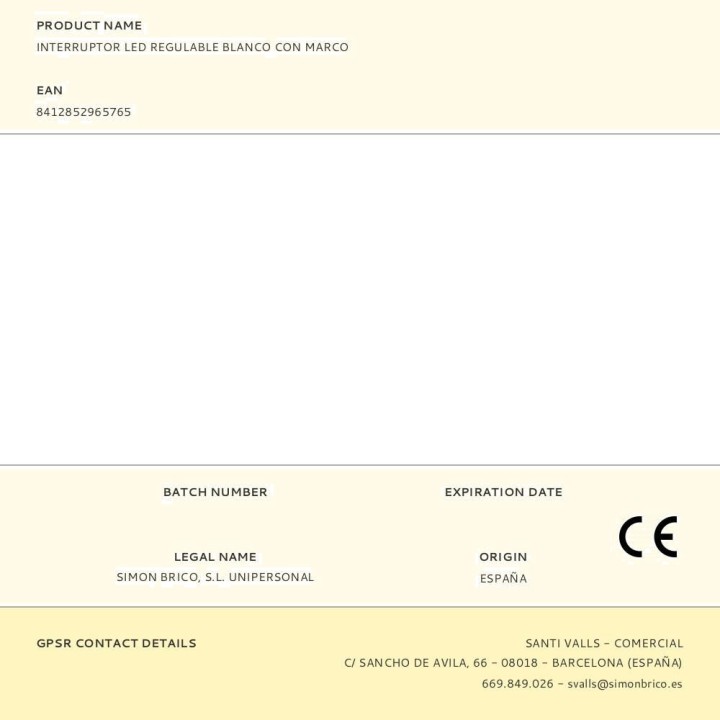 SIMON Interruttore dimmerabile per LED con cornice SERIE-10