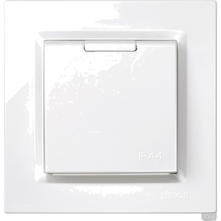 base d'endoll schuko monobloc amb tapa serie-10 2p+t 16 a 230 v ip44