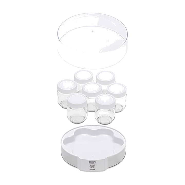 CAMRY Yogurtera con 7 tarros de cristal CR4519 20 W 11,5 CM 78850