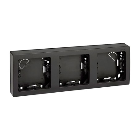 horizontal surface frame with 3-gang base 73 loft