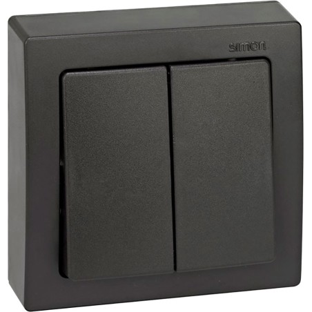 double surface-mounted switch 73 loft 10 ax 250 v ip20