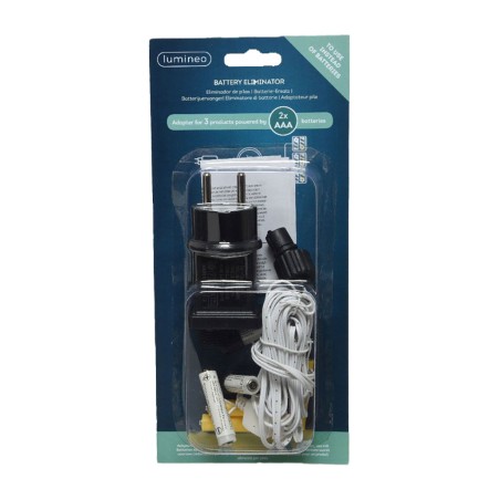 eliminatore di batterie da interno per collegare 3 prodotti 3 v 2xaaa
