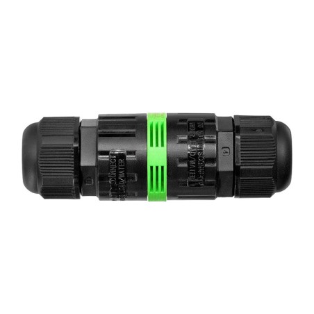 waterproof in-line connector with earth connection ip68 2,5 mm2 450 v