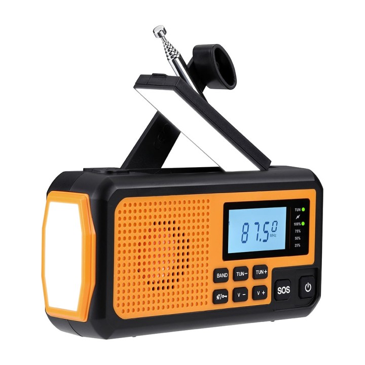 NK Radio di emergenza multifunzione con torcia e power bank