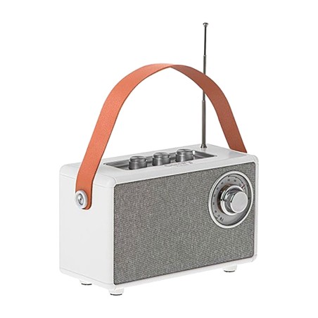 radio fm recargable con bluetooth cr 1902 16x7x10,5cm