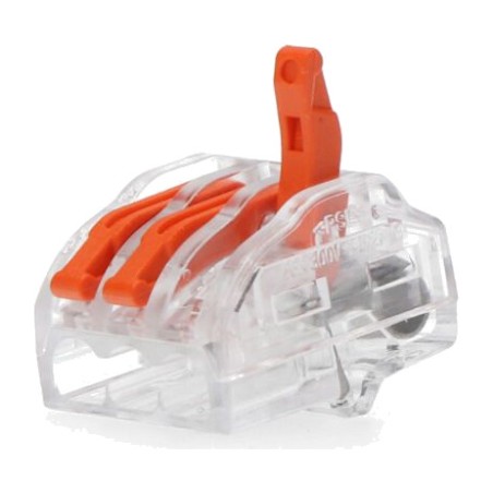 conector de empalme de 3 tomas 0,75-2,5 mm2 32 a 5 uds