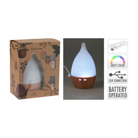 luftbefeuchter mit mehrfarbigem led-aromadiffusor usb-2x10ml