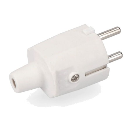 gummistik med lateral jordforbindelse 10/16 a 250 v ip44 4,8 mm