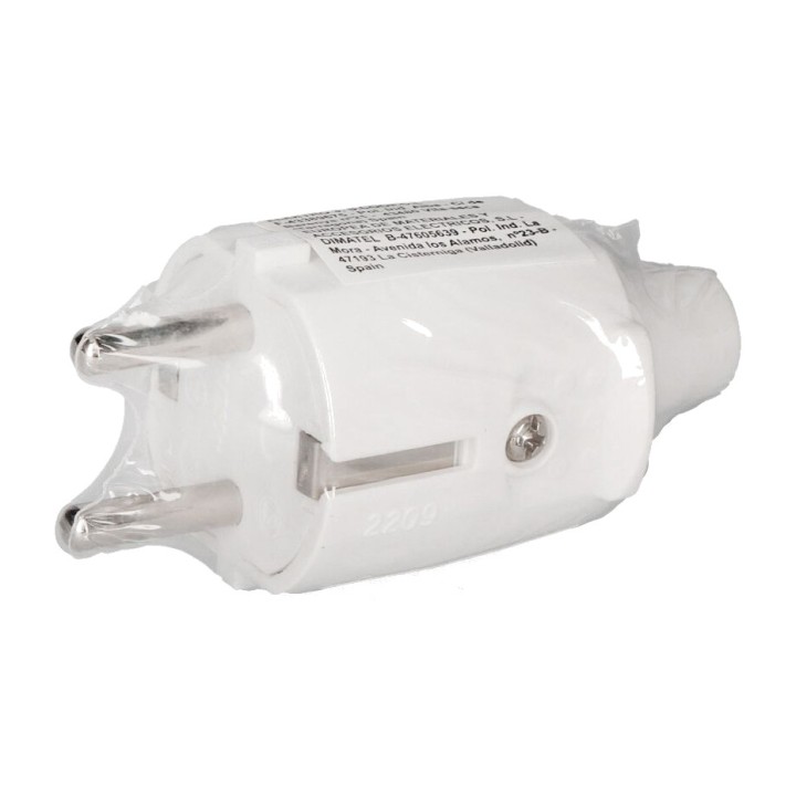 EDM Rubber plug with side earth contact 10/16 A 250 V IP44