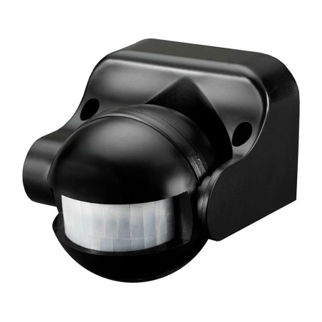 adjustable motion detector with day/night control 180° 12 m ip44