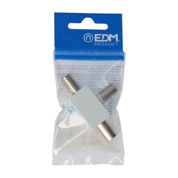 EDM TV splitter with 1 plug and 2 sockets 9,5 MM (5UD)
