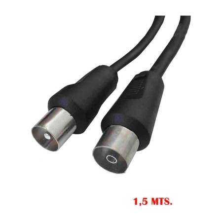prolongación de tv y vídeo macho-hembra 9,5 mm