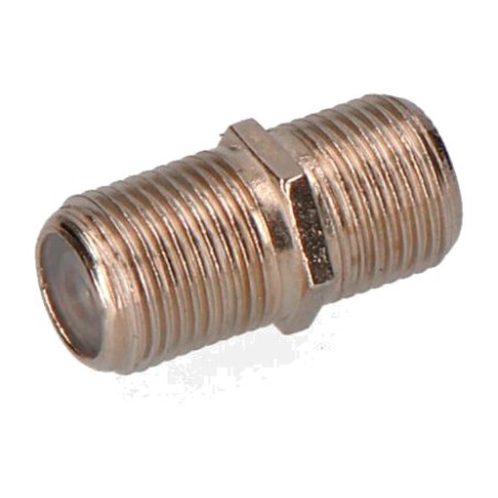 empalmador doble macho para antena parabólica f-type