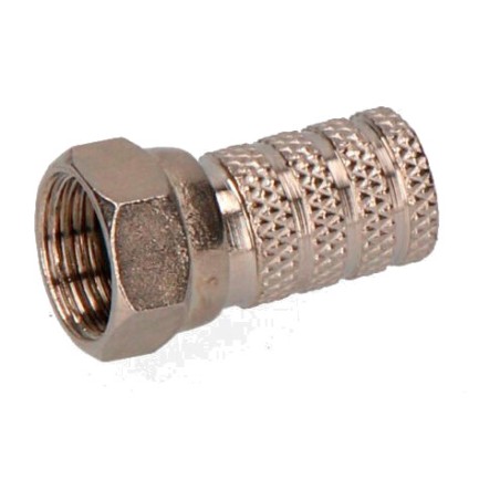 connecteur mâle métallique pour antenne parabolique f-type