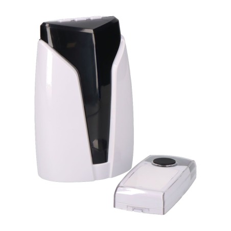sonnette musicale sans fil avec bouton-poussoir volga 85 db ip44