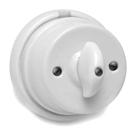 felületi porcelánkapcsoló vintage 10 a 250 v 80 mm
