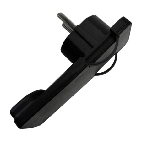 extra platt schuko-kontakt med sidoutgång 2p+t 10/16 a 250 v 4,8 mm