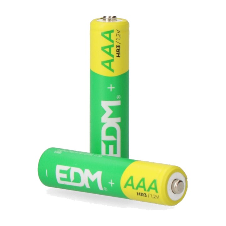 EDM Laddningsbart batteri ECO-SERIES-AAA HR03 950 MAH 2 UDS