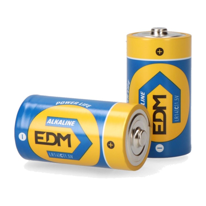 EDM Lúgos elem POWER LIFE C LR14 1,5 V 2 UDS 50 MM (6UD)