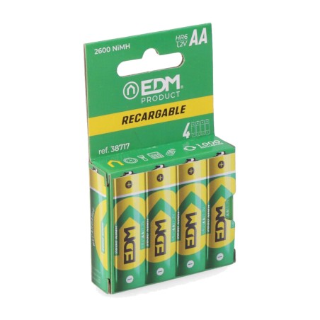 pila recargable eco-series aa hr6 2600 mah 4 uds 50,5 mm