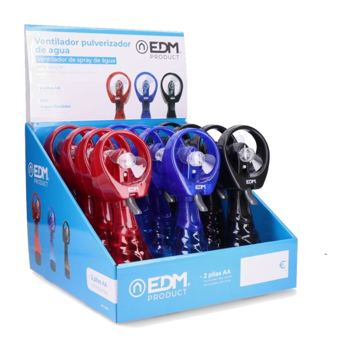 EDM Batteriebetriebener Wassersprühventilator 2 X AA (12UD)