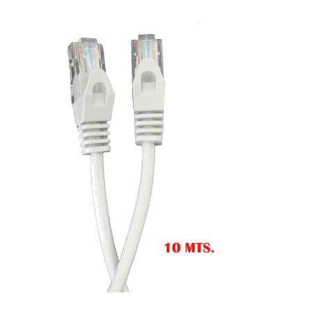 latiguillo de red con conectores outex utp cat.5e rj45