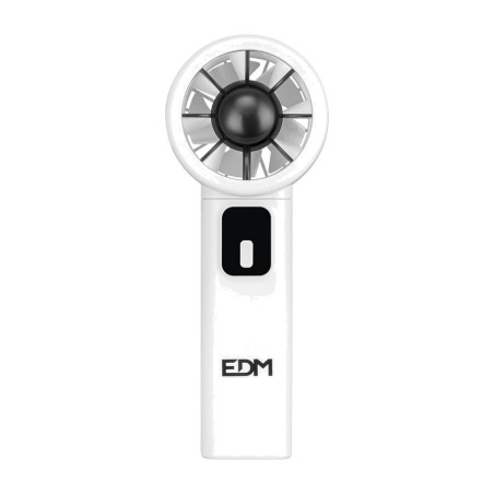 ventilatore portatile digitale ricaricabile con display 1200 mah 18,5 cm