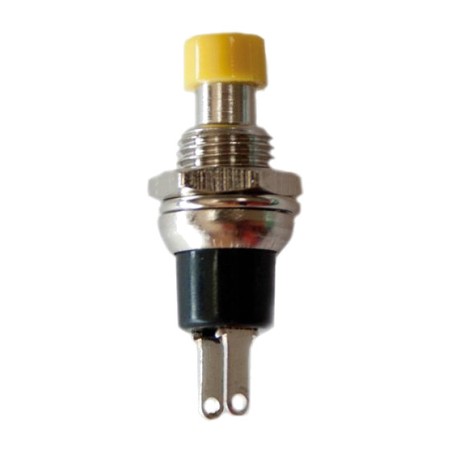 bouton-poussoir métallique pour panneau 1 a 250 v