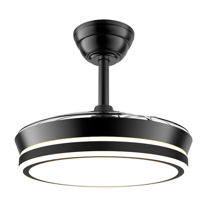 CRISTALRECORD Ventilateur de plafond LED avec pales