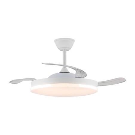 ventilatore da soffitto led con pale retrattili e telecomando stars evo smart 3cct 72 w 7920 lm 106 cm ø48,5 44