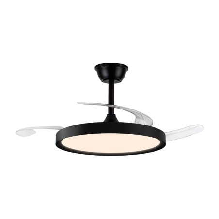 ventilatore da soffitto led con pale retrattili e telecomando polaris 3cct 43 w 4430 lm 106 cm ø48,5 42