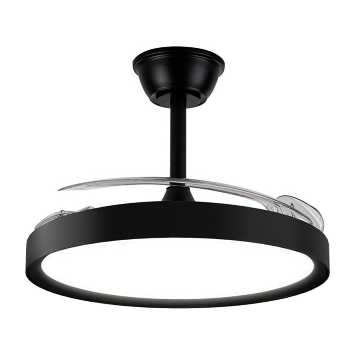 CRISTALRECORD Ventilatore da soffitto LED con pale