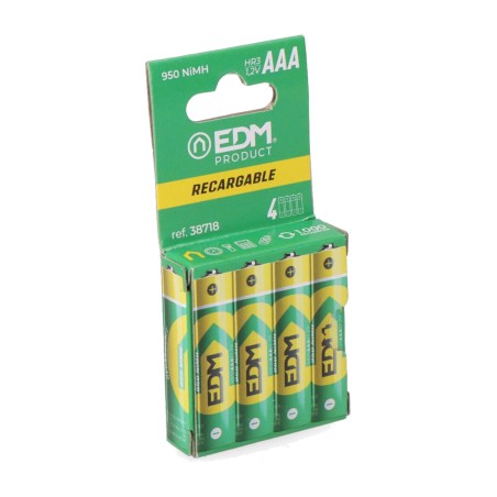 batterie rechargeable eco-series-aaa hr03 950 mah 4 uds 44,5 mm
