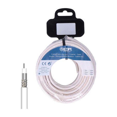bobine de câble coaxial blindé en aluminium 75 ohm