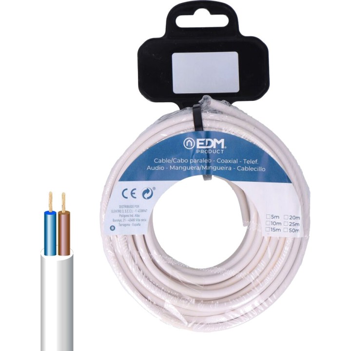 EDM Spole til rørformet elkabel H05VV-F 300/500V (2UD)