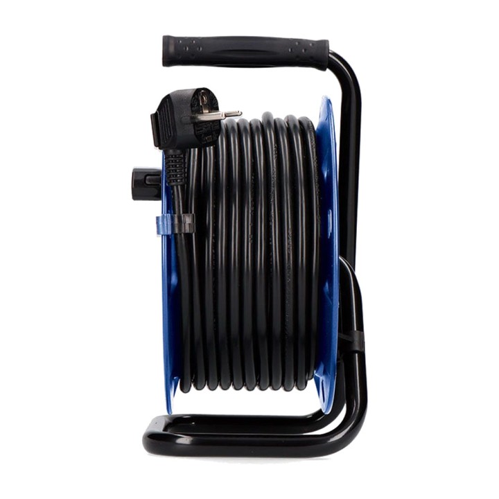 EDM Enrollacables de 4 tomas schuko con protector térmico 3G1,5 MM2 16 A 230 V (2UD) 20110VAR
