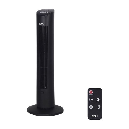 ventilatore a torre con telecomando e timer 60 w 78,3 cm