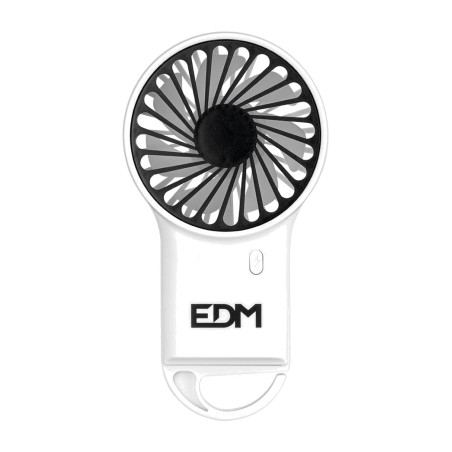 ventilateur portable rechargeable avec crochet 400 mah 15,5 cm
