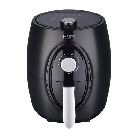 freidora de aire con cesta y temporizador 3,6 l 1400 w ø17 cm