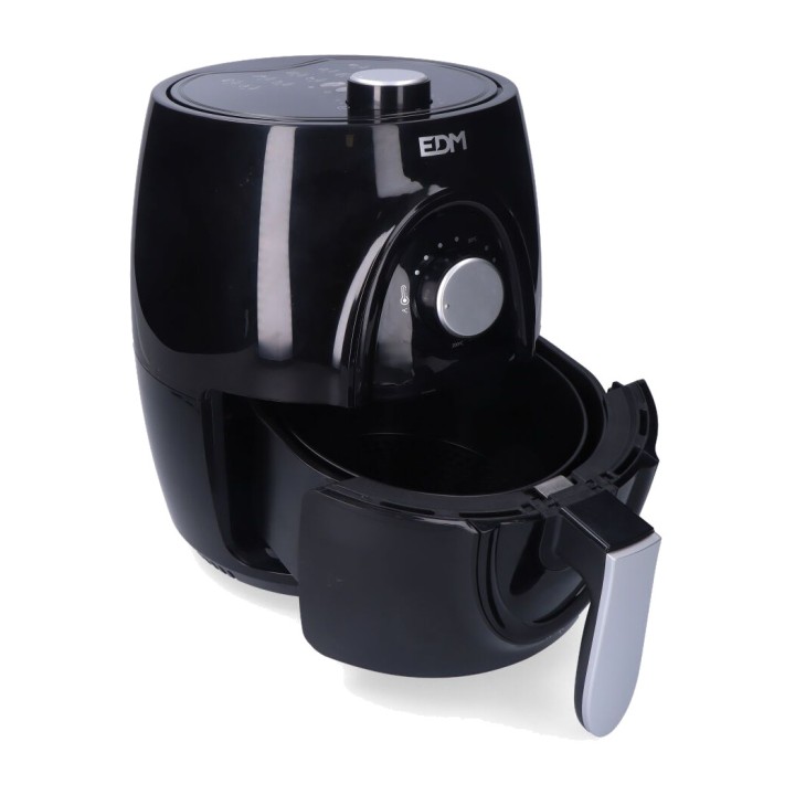 EDM Air fryer with basket and timer 3,6 L 1400 W Ø17 CM