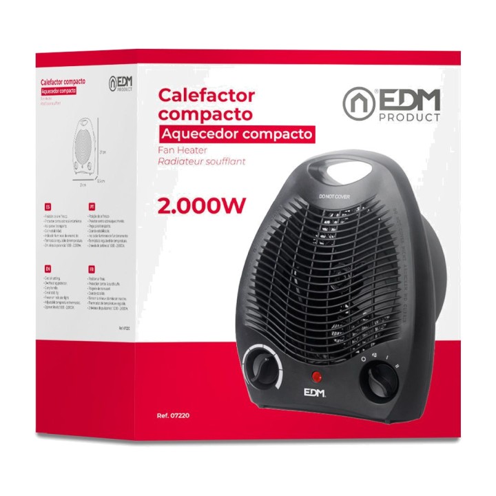 EDM Chauffage compact vertical avec position air frais