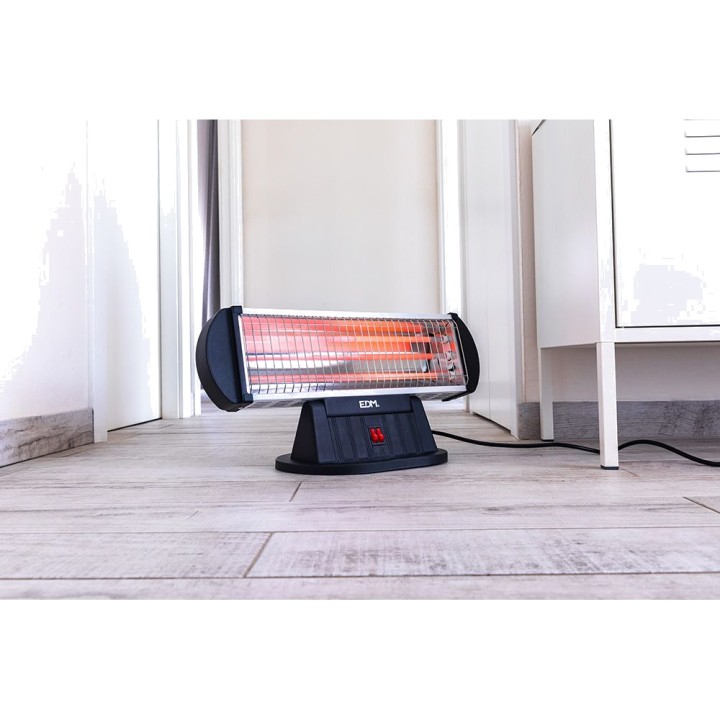 EDM Estufa de cuarzo de 3 barras 400/800/1200W 24,5 CM 07140